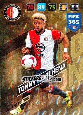 Sticker Tonny Vilhena - FIFA 365: 2017-2018. Adrenalyn XL n. LE-TV - Panini