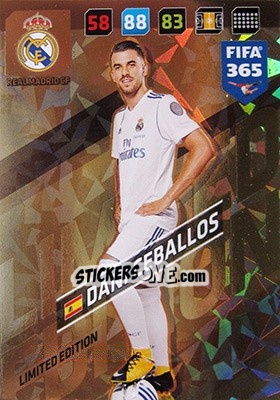 Sticker Dani Ceballos - FIFA 365: 2017-2018. Adrenalyn XL n. XXL-DC - Panini