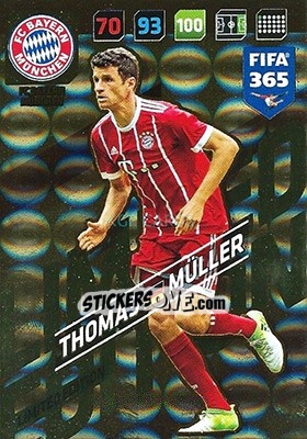 Sticker Thomas Müller - FIFA 365: 2017-2018. Adrenalyn XL n. XXL-TM - Panini