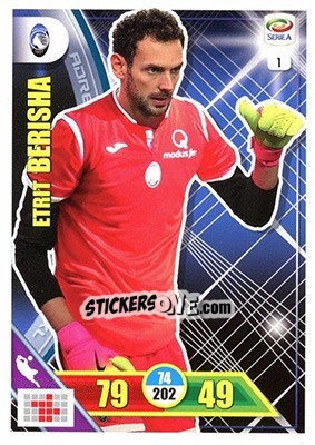 Sticker Etrit Berisha - Calciatori 2017-2018. Adrenalyn XL n. 1 - Panini