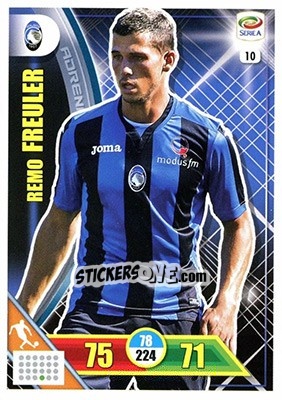 Sticker Remo Freuler - Calciatori 2017-2018. Adrenalyn XL n. 10 - Panini