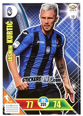 Cromo Jasmin Kurtic - Calciatori 2017-2018. Adrenalyn XL - Panini