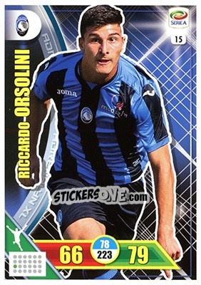 Sticker Riccardo Orsolini - Calciatori 2017-2018. Adrenalyn XL n. 15 - Panini