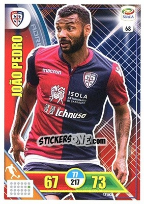 Cromo João Pedro - Calciatori 2017-2018. Adrenalyn XL - Panini