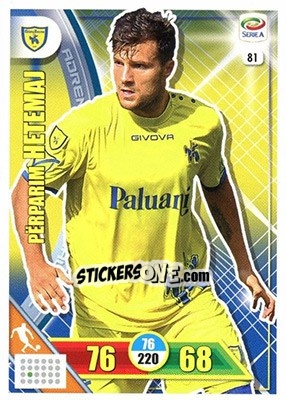 Sticker Përparim Hetemaj - Calciatori 2017-2018. Adrenalyn XL n. 81 - Panini