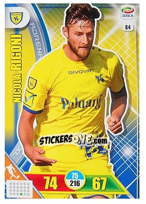 Sticker Nicola Rigoni - Calciatori 2017-2018. Adrenalyn XL - Panini