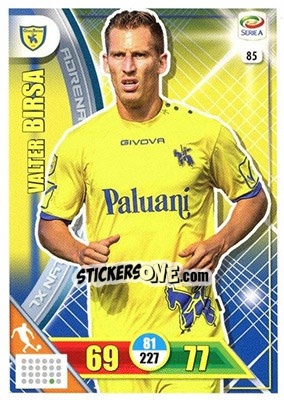 Cromo Valter Birsa - Calciatori 2017-2018. Adrenalyn XL n. 85 - Panini