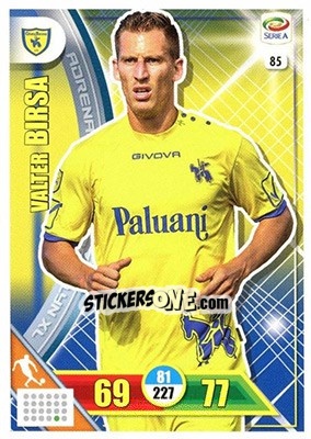 Sticker Valter Birsa - Calciatori 2017-2018. Adrenalyn XL - Panini