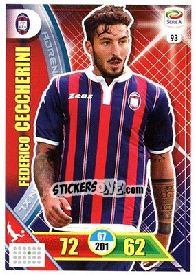 Cromo Federico Ceccherini - Calciatori 2017-2018. Adrenalyn XL - Panini