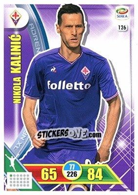 Sticker Nikola Kalinic - Calciatori 2017-2018. Adrenalyn XL - Panini