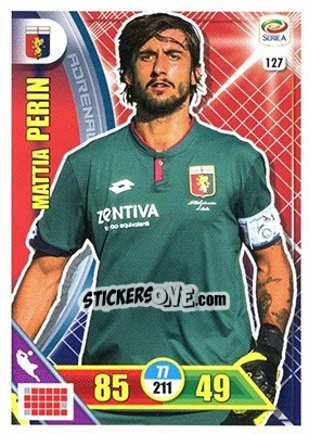 Sticker Mattia Perin - Calciatori 2017-2018. Adrenalyn XL - Panini