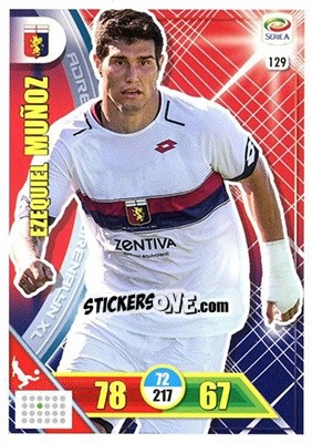 Sticker Ezequiel Muñoz - Calciatori 2017-2018. Adrenalyn XL - Panini