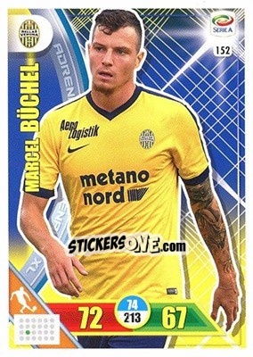 Sticker Marcel Büchel - Calciatori 2017-2018. Adrenalyn XL n. 152 - Panini