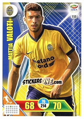 Cromo Mattia Valoti - Calciatori 2017-2018. Adrenalyn XL - Panini