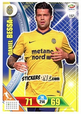 Figurina Daniel Bessa - Calciatori 2017-2018. Adrenalyn XL - Panini