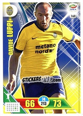 Sticker Davide Luppi - Calciatori 2017-2018. Adrenalyn XL n. 160 - Panini