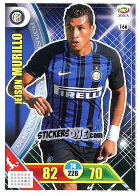 Sticker Jeison Murillo - Calciatori 2017-2018. Adrenalyn XL n. 166 - Panini