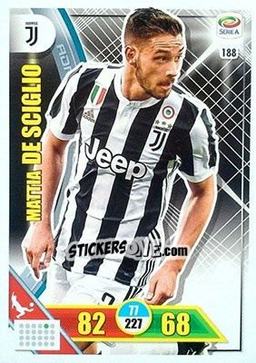 Cromo Mattia De Sciglio - Calciatori 2017-2018. Adrenalyn XL - Panini