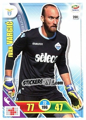Sticker Ivan Vargic - Calciatori 2017-2018. Adrenalyn XL n. 200 - Panini