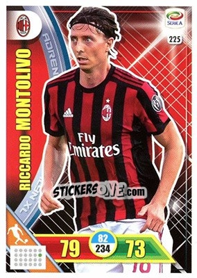 Sticker Riccardo Montolivo - Calciatori 2017-2018. Adrenalyn XL - Panini