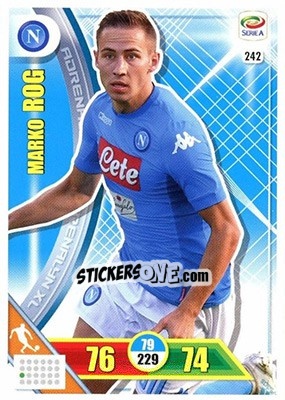 Sticker Marko Rog - Calciatori 2017-2018. Adrenalyn XL n. 242 - Panini