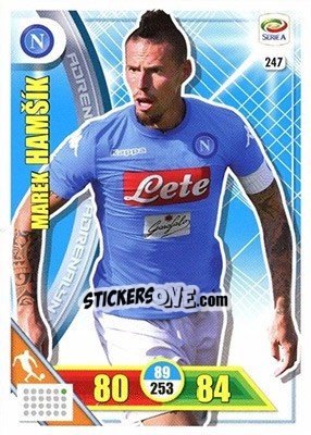 Sticker Marek Hamšík - Calciatori 2017-2018. Adrenalyn XL - Panini