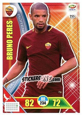 Cromo Bruno Peres - Calciatori 2017-2018. Adrenalyn XL - Panini