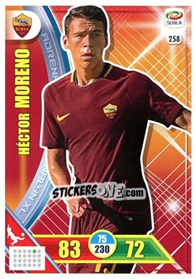 Sticker Héctor Moreno - Calciatori 2017-2018. Adrenalyn XL - Panini