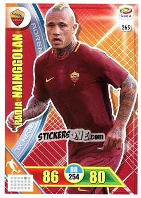 Sticker Radja Nainggolan - Calciatori 2017-2018. Adrenalyn XL n. 265 - Panini