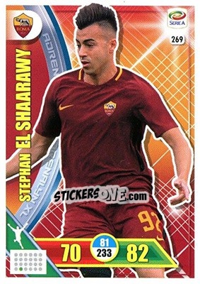Sticker Stephan El Shaarawy - Calciatori 2017-2018. Adrenalyn XL n. 269 - Panini