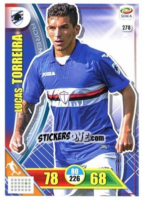 Sticker Lucas Torreira - Calciatori 2017-2018. Adrenalyn XL n. 278 - Panini
