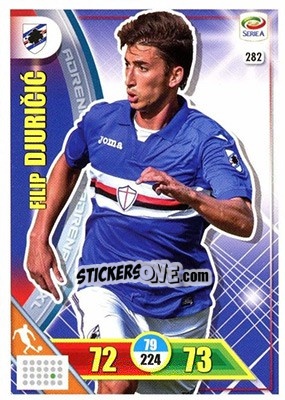 Sticker Filip Djuricic - Calciatori 2017-2018. Adrenalyn XL - Panini