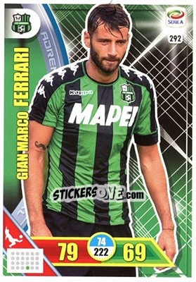Sticker Gian Marco Ferrari - Calciatori 2017-2018. Adrenalyn XL n. 292 - Panini