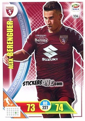 Sticker Álex Berenguer - Calciatori 2017-2018. Adrenalyn XL n. 336 - Panini