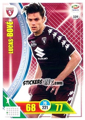Sticker Lucas Boyé - Calciatori 2017-2018. Adrenalyn XL n. 339 - Panini