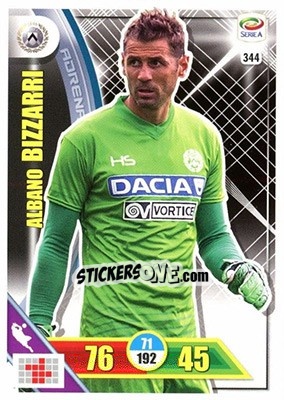 Sticker Albano Bizzarri - Calciatori 2017-2018. Adrenalyn XL - Panini