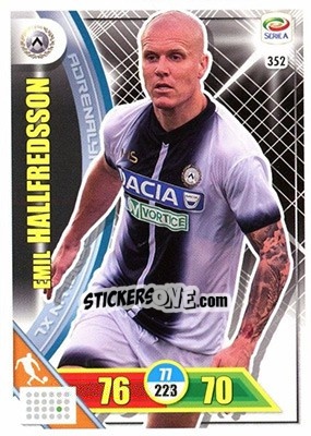 Cromo Emil Hallfredsson - Calciatori 2017-2018. Adrenalyn XL - Panini