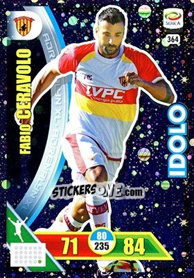 Sticker Fabio Ceravolo - Calciatori 2017-2018. Adrenalyn XL - Panini