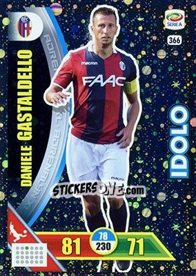 Sticker Daniele Gastaldello - Calciatori 2017-2018. Adrenalyn XL n. 366 - Panini