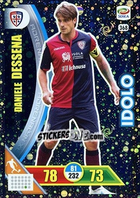 Sticker Daniele Dessena - Calciatori 2017-2018. Adrenalyn XL n. 368 - Panini