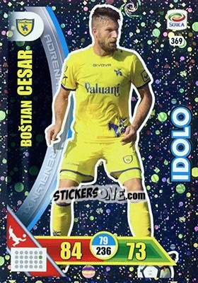 Sticker Boštjan Cesar - Calciatori 2017-2018. Adrenalyn XL n. 369 - Panini