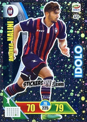 Sticker Andrea Nalini - Calciatori 2017-2018. Adrenalyn XL n. 372 - Panini
