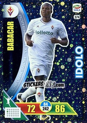 Sticker Khouma Babacar - Calciatori 2017-2018. Adrenalyn XL - Panini