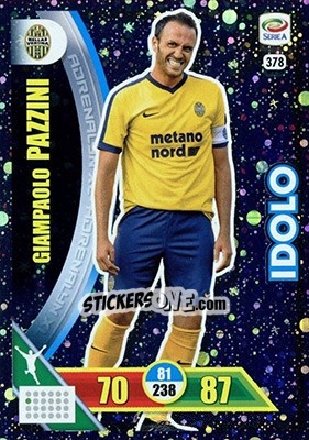 Sticker Giampaolo Pazzini - Calciatori 2017-2018. Adrenalyn XL n. 378 - Panini