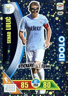 Sticker Senad Lulic - Calciatori 2017-2018. Adrenalyn XL n. 384 - Panini