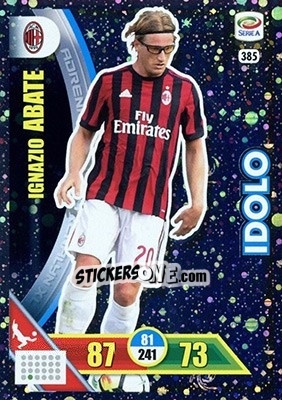 Cromo Ignazio Abate - Calciatori 2017-2018. Adrenalyn XL - Panini