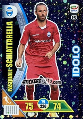 Sticker Pasquale Schiattarella - Calciatori 2017-2018. Adrenalyn XL n. 395 - Panini