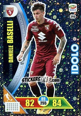 Sticker Daniele Baselli - Calciatori 2017-2018. Adrenalyn XL n. 398 - Panini