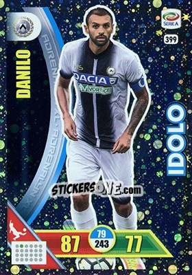 Sticker Danilo - Calciatori 2017-2018. Adrenalyn XL n. 399 - Panini