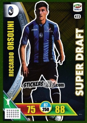 Sticker Riccardo Orsolini - Calciatori 2017-2018. Adrenalyn XL n. 415 - Panini
